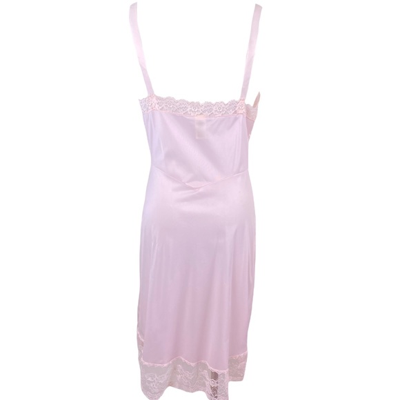 60’s Aristocraft Deadstock Mesh & Satin Slip Dress - Picture 3 of 8
